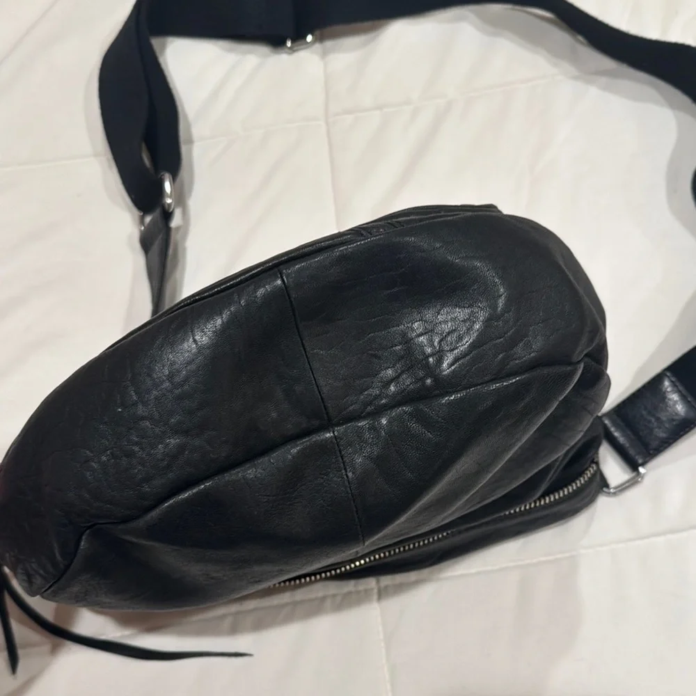 L.A.M.B. Black‎ Leather Crossbody Bag